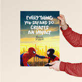 Spider-Verse – Inspirational Miles & Peter Poster